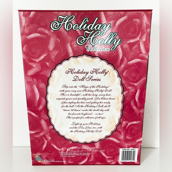 Vintage Jakks Pacific Holiday Holly 1998 Special Edition Doll, Green - Picture 3 of 3